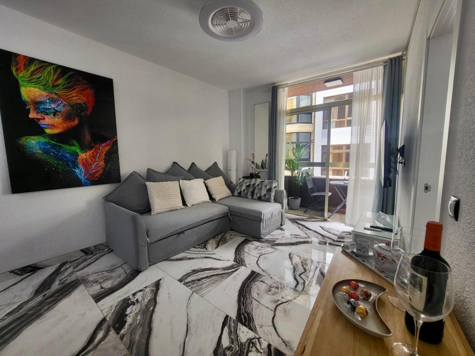 לאס פאלמס דה גראן קנאריה 2 Bedrooms Flat + Balcony + Parking At Las Canteras Beach מראה חיצוני תמונה